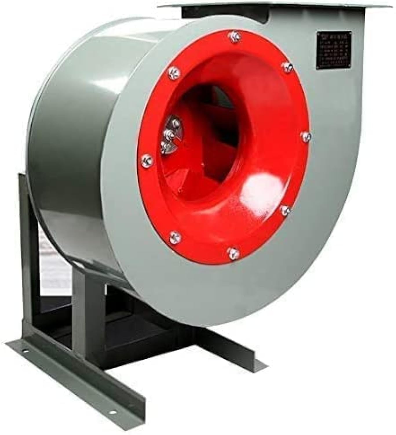 FHT Blower 4KW 5.5 HP 3 PHASE Multi-wing Turbine Carbon Steel, Copper Motor Energy-saving Industrial Fan, Barbecue, Kitchen, Factory Large Public Place