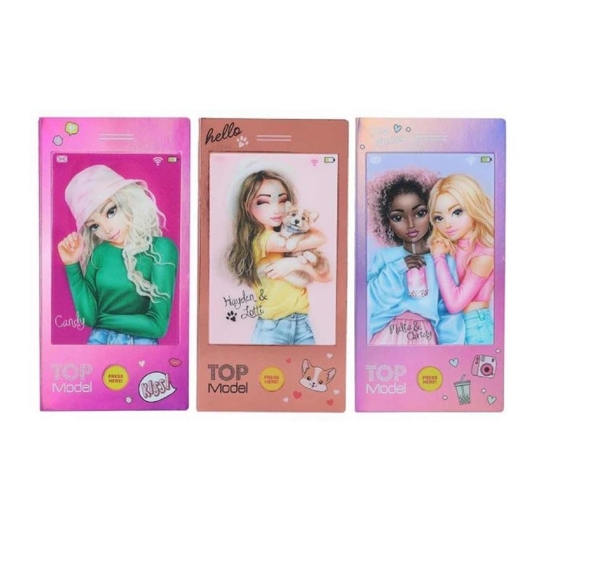 Depesche TopModel 11471 Livre De Coloriage à La Main, 46 Pages Et 2