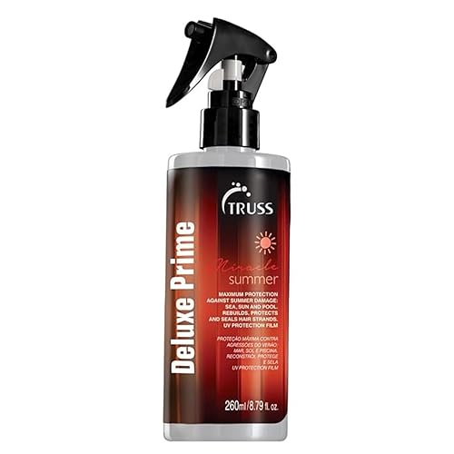Truss Deluxe Prime Summer - Tratamiento para el cabello – Protección contra los daños causados por el sol, el océano y la piscina – Repara, protege