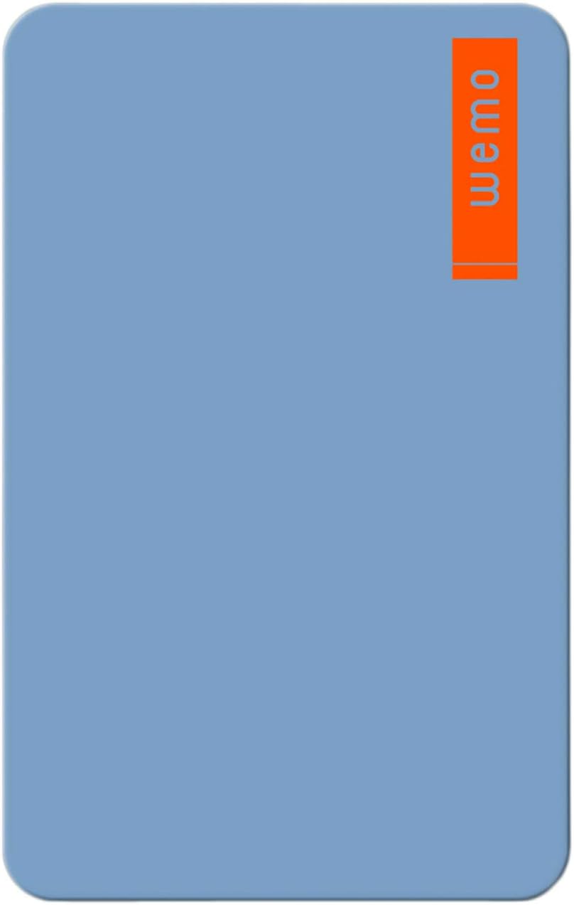 Silicone Note Pad, Reusable, Erasable and Waterproof, Large - Blue