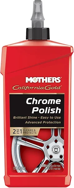 Mothers 05212 California Gold Chrome Polish, 12 oz.