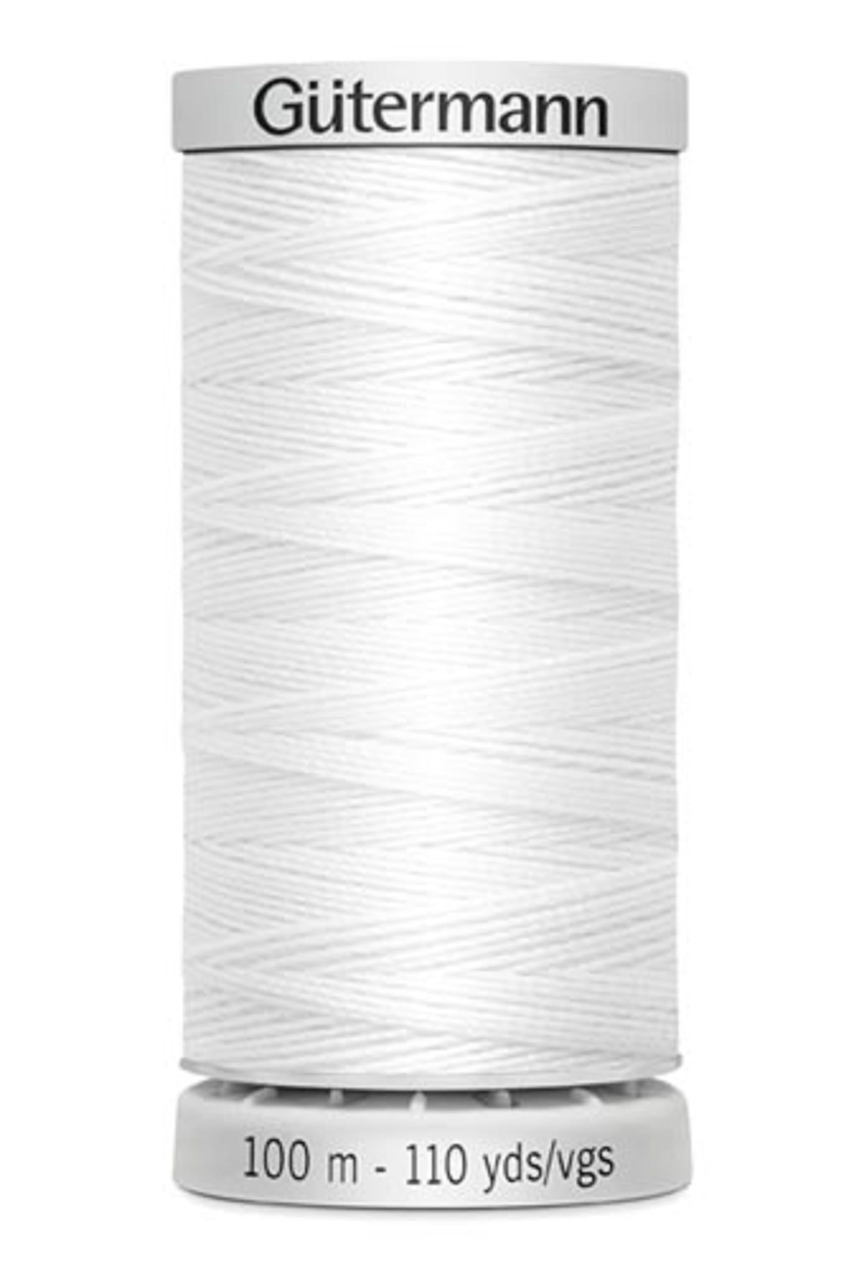 Gütermann Garn M782 Extra Stark Nähgarn Polyester 100m Nähmaschinengarn für alle stark beanspruchten Nähte (weiß)