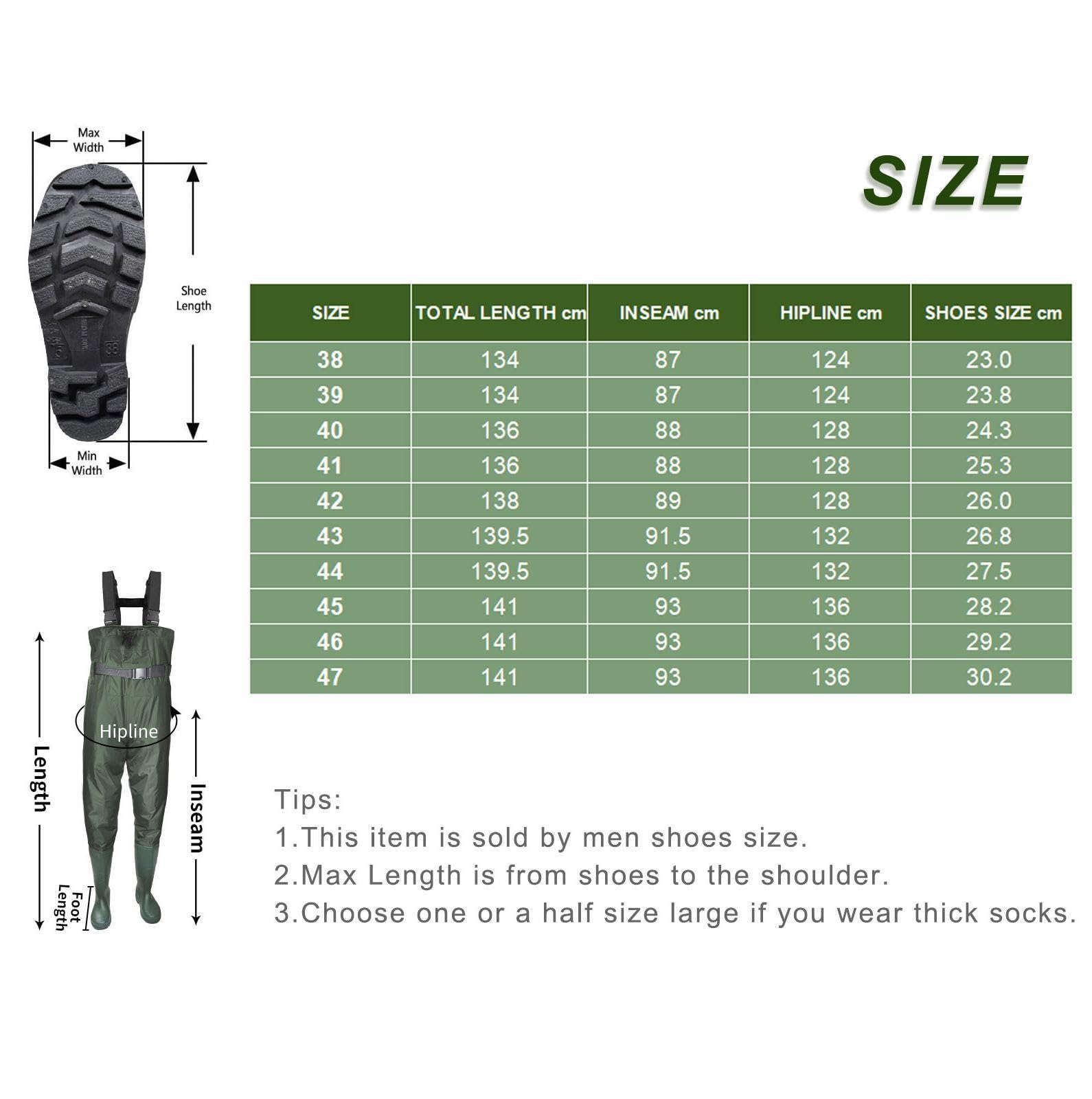 Croch Waders imperméables homme femme bottes caoutchouc pêche plein air