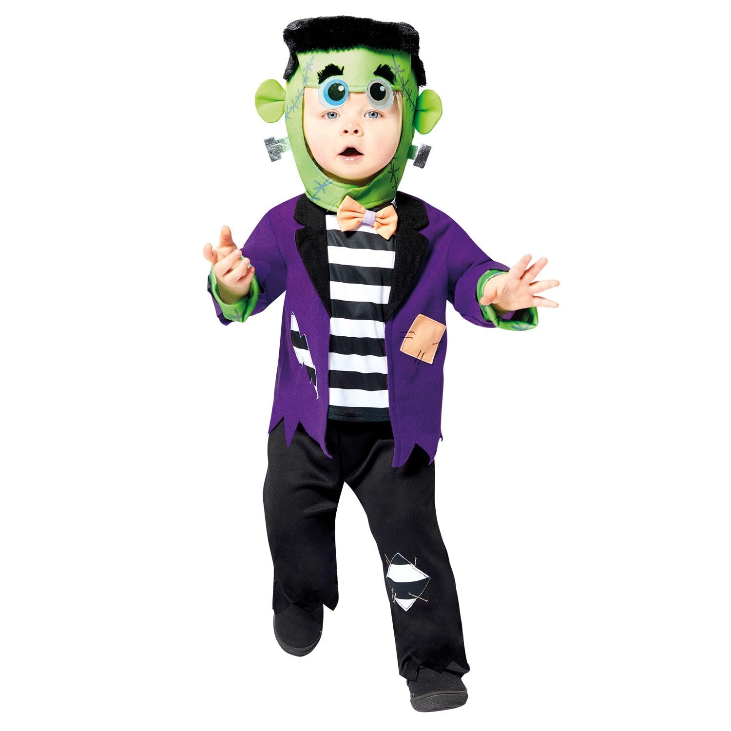 amscan 9914735 Child Toddler Baby Lil Frankie Fancy Dress Little Frankenstein Costume Halloween (6-12 Months)