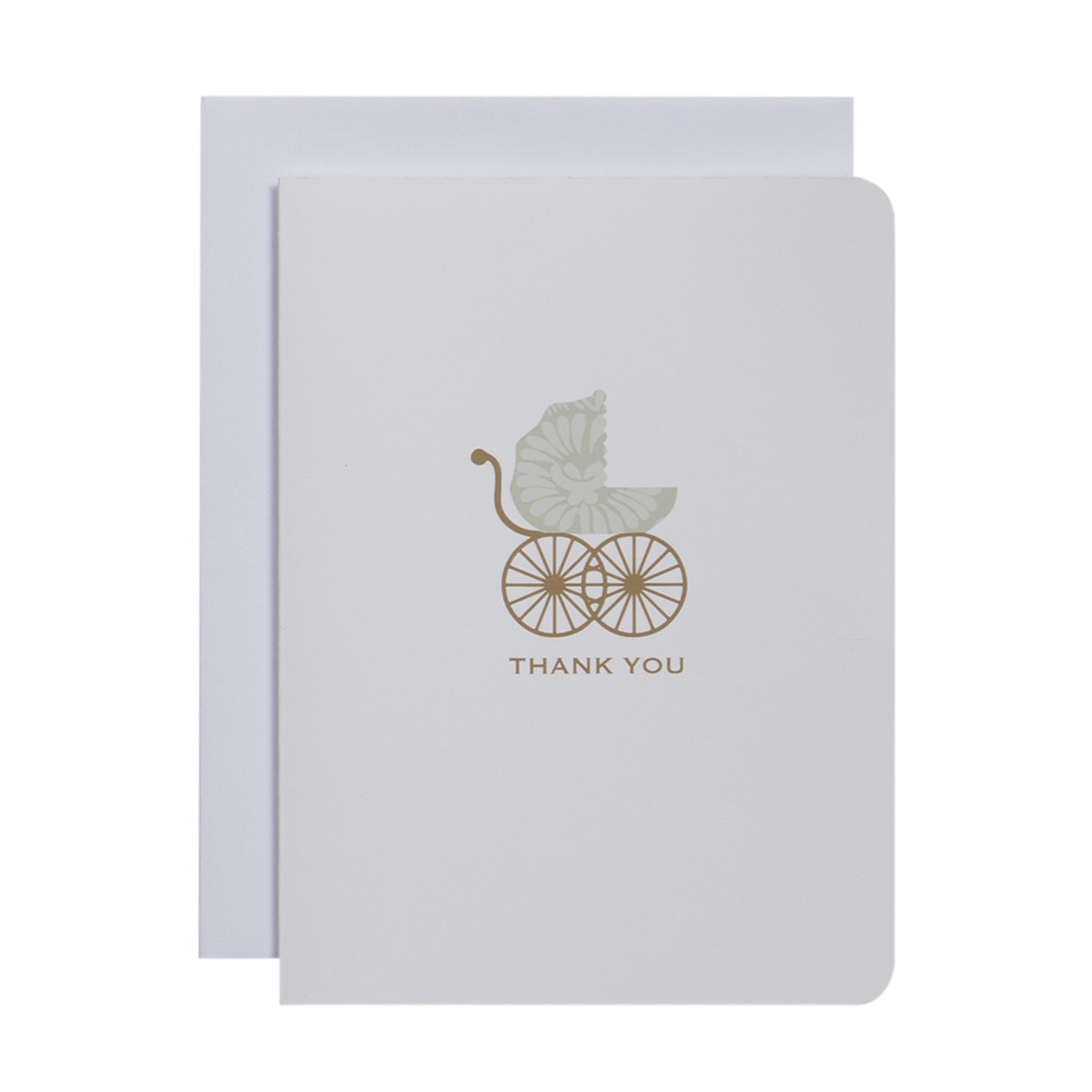 C.R. Gibson Thank You Notes, Set of 10 Boxed Cards with Envelopes -Carriage