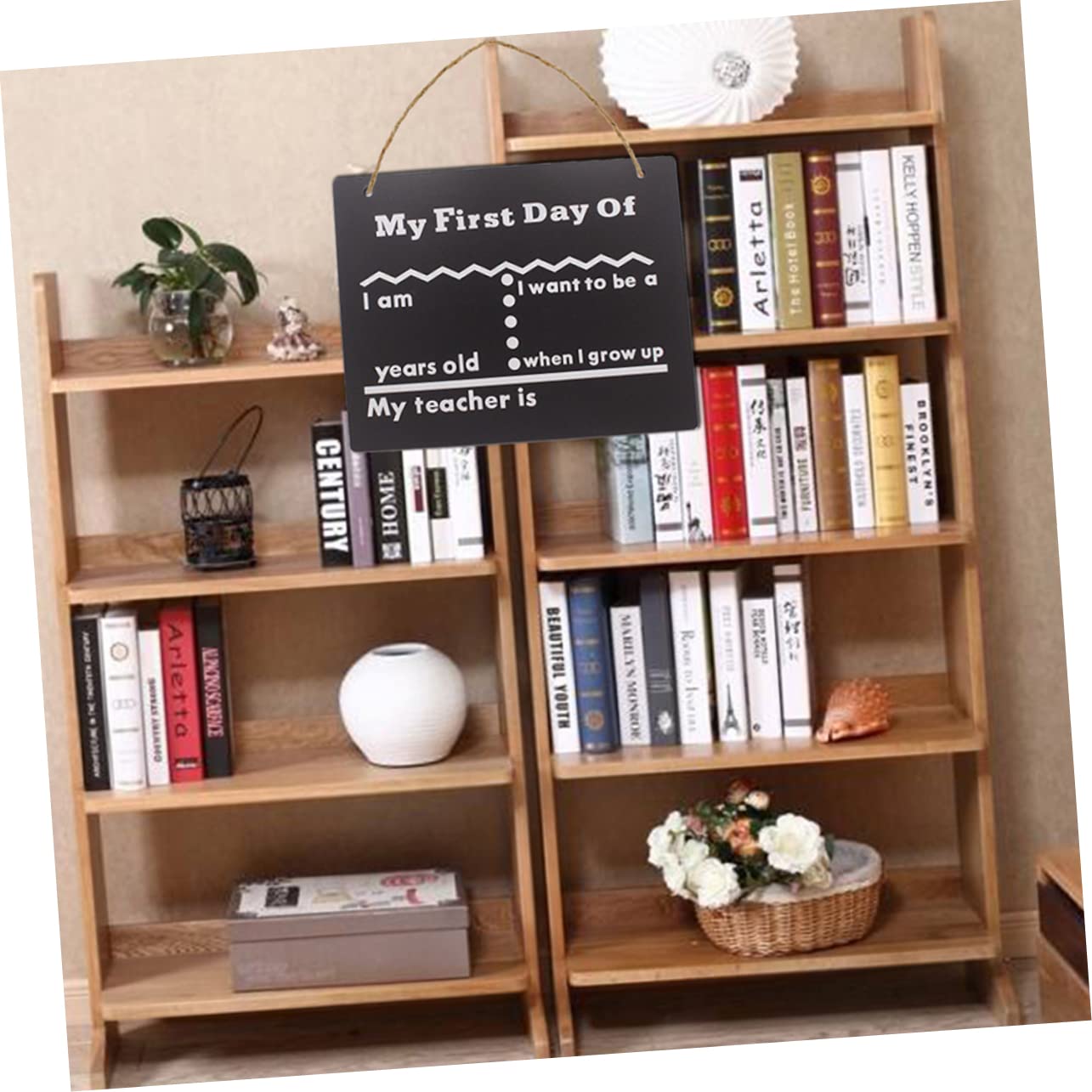 ARTIBETTER 3 Set Lavagna Doppia Per Primo Scuola Decorazione Per Milestone Scolastici Lavagna Riutilizzabile Con Messaggi Personalizzati Per Casa E Scuola 2 Pezzi*3