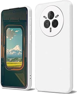 جراب حماية للكاميرا من السيليكون الناعم مع بطانة من المايكروفايبر لموبايل اوبو ريلمي 14 برو بلس 5G / ريلمي 14 برو + 5G (أبيض)