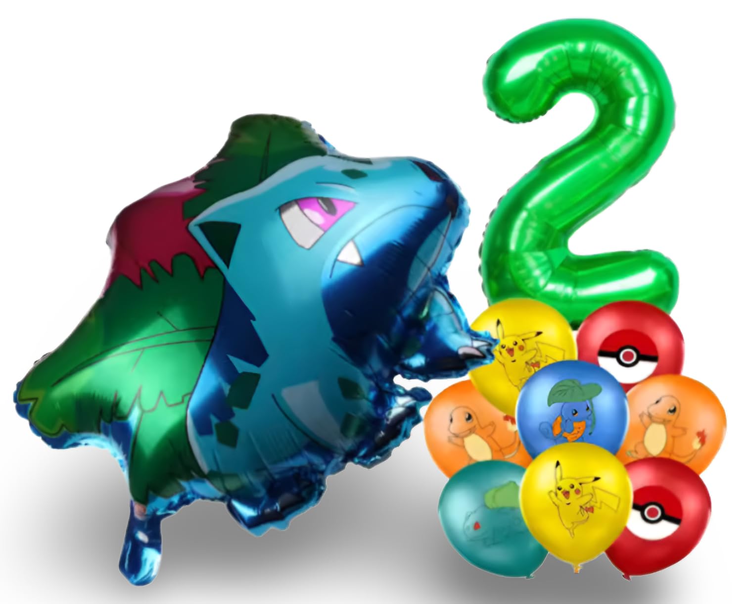 Pokémon Number/Numerical Balloons | 15+ Years | Venusaur | Two