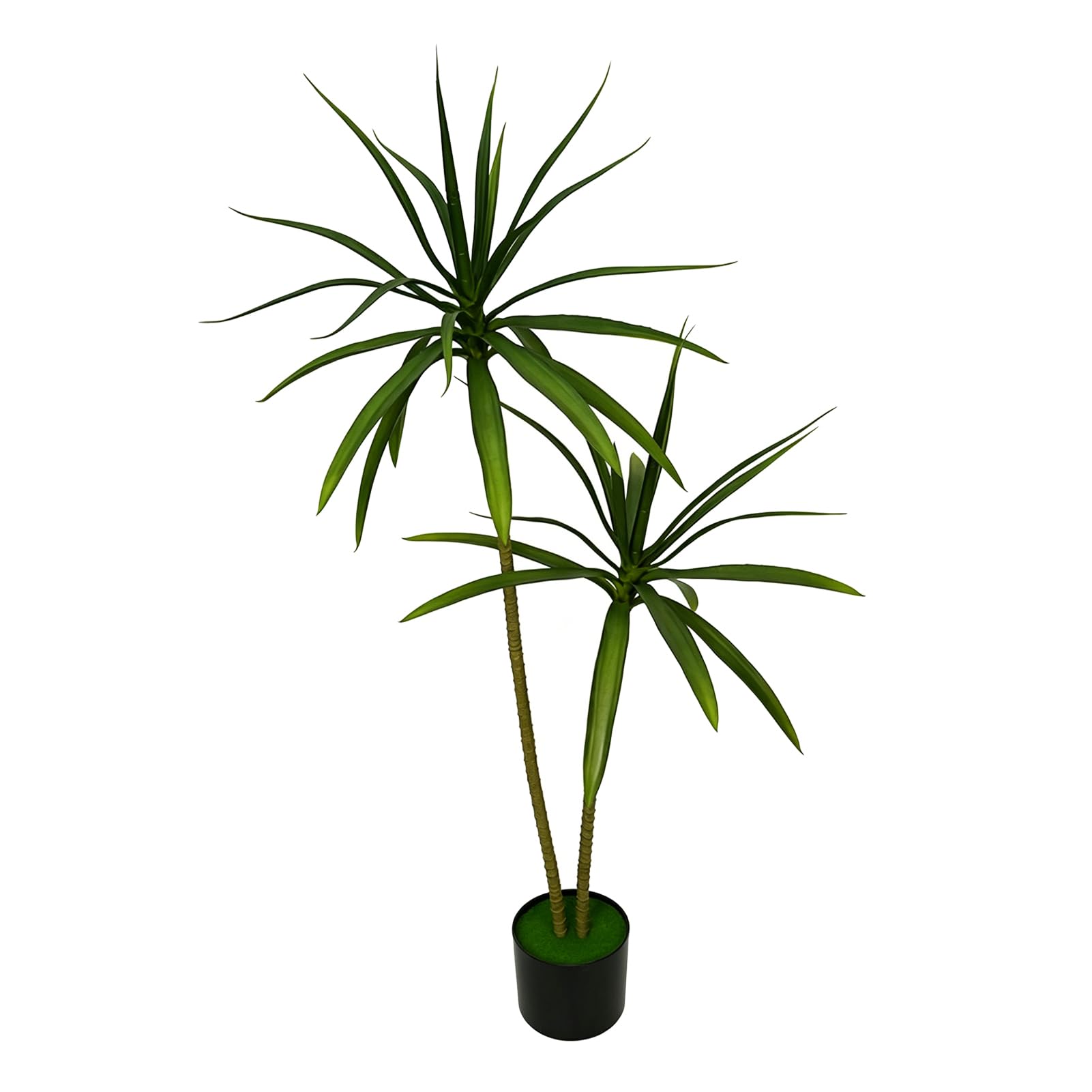 Plante D'agave Artificielle à Pointes dans Un Pot Noir (120 cm)