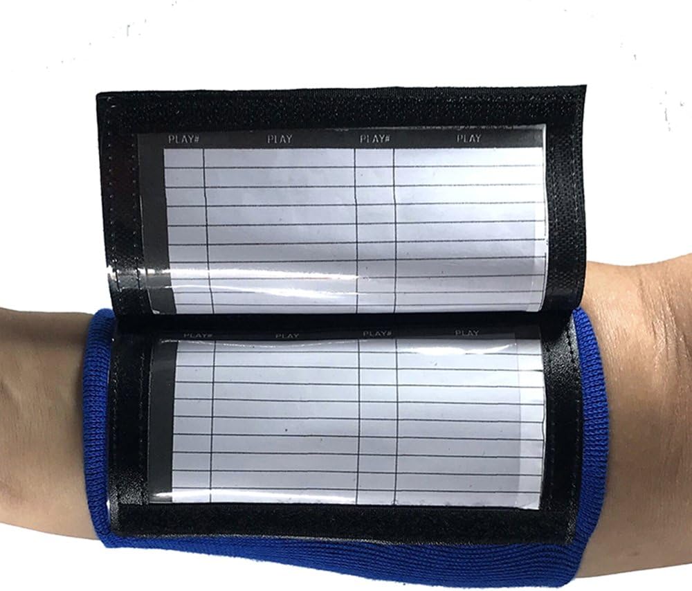 (5 Pack) Careworx Play Wristband (Youth or Adult) with Triple Windows Great for Tackle,Touch, Football