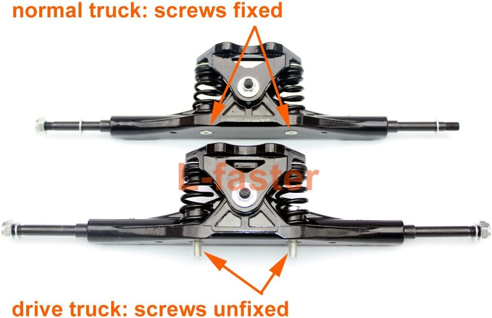 Off Road Longboard Truck Mountain Longboard Components 11 Inch Truck 8" Wheel Downhill Board Part Mountain Skateboard Belt Drive