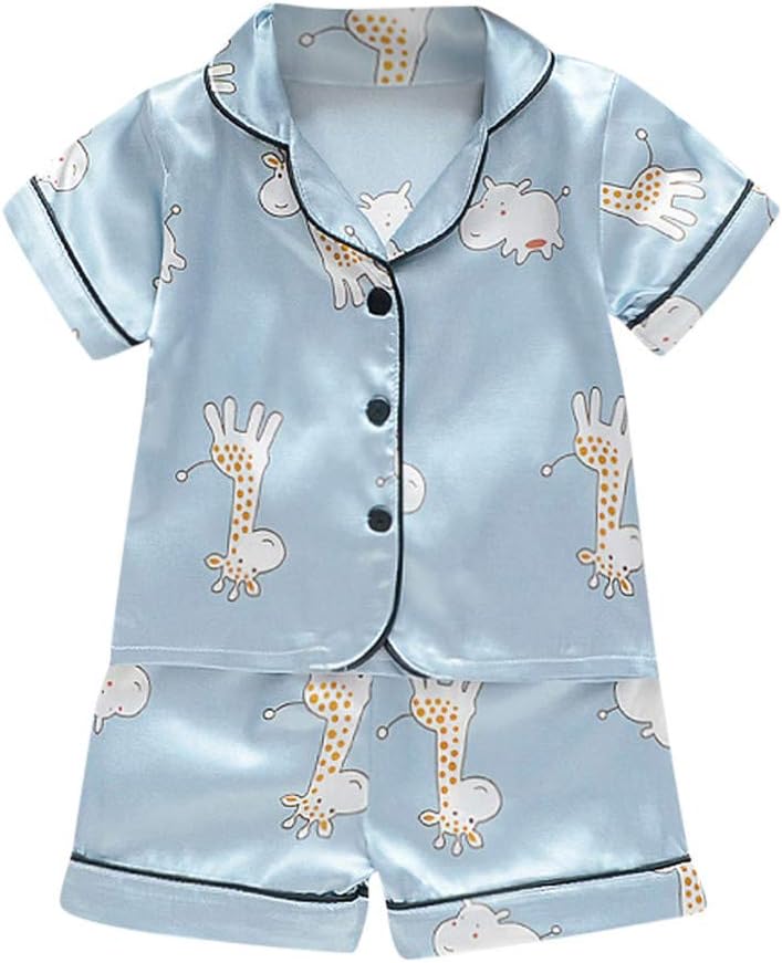 Polo Collar Short Sleeve Baby Girl Pajamas Toddler Girl Pajama Short Baby  Boy Girl Clothes Armenia Ubuy