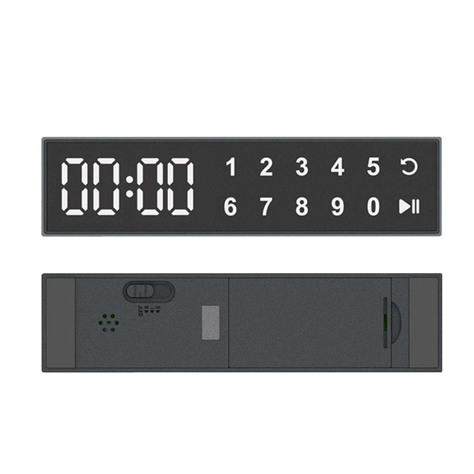 Compte à rebours numérique tactile et magnétique avec horloge visuelle