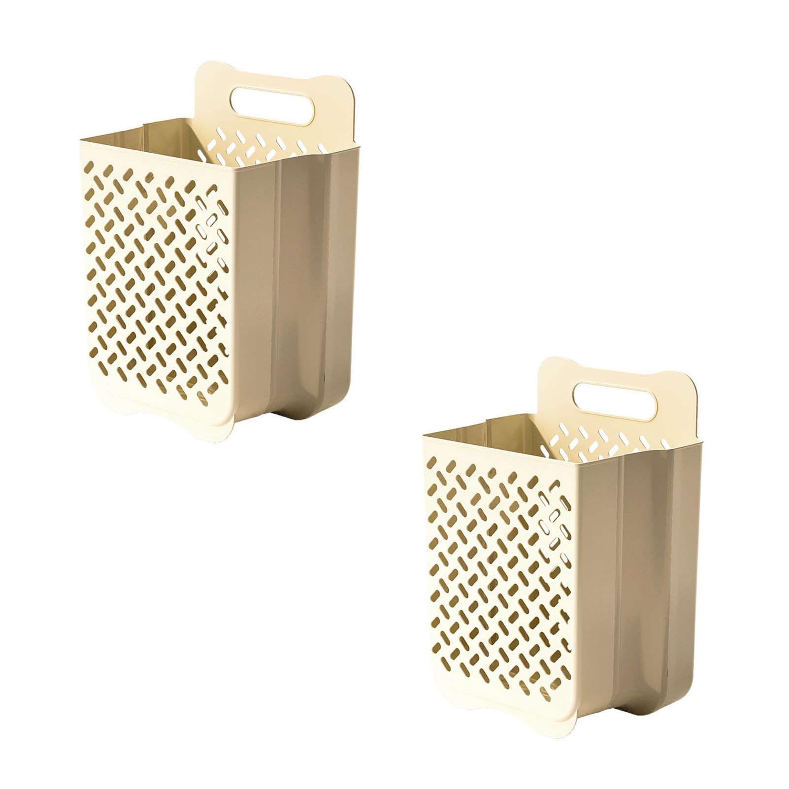 Foldable Dirty Clothes Basket, Large Capacity Storage Basket, Plastic Dirty Clothes Basket, Bathroom Hanging Laundry Basket