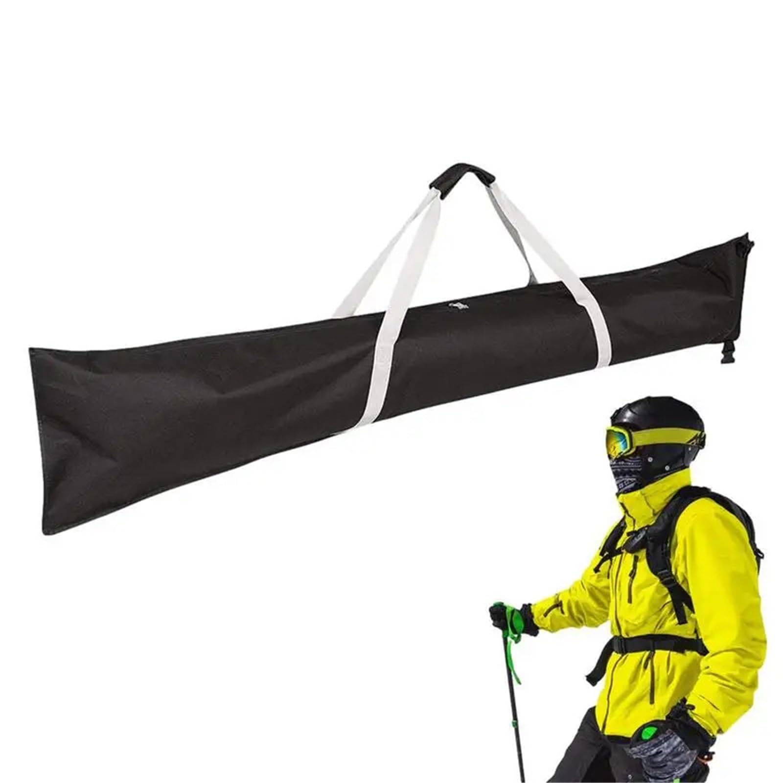 Bolsa de esquí Bolsa de Snowboard for Viajes de esquí Bolsa de Equipaje de esquí portátil Impermeable for Viajes de Nieve y esquí