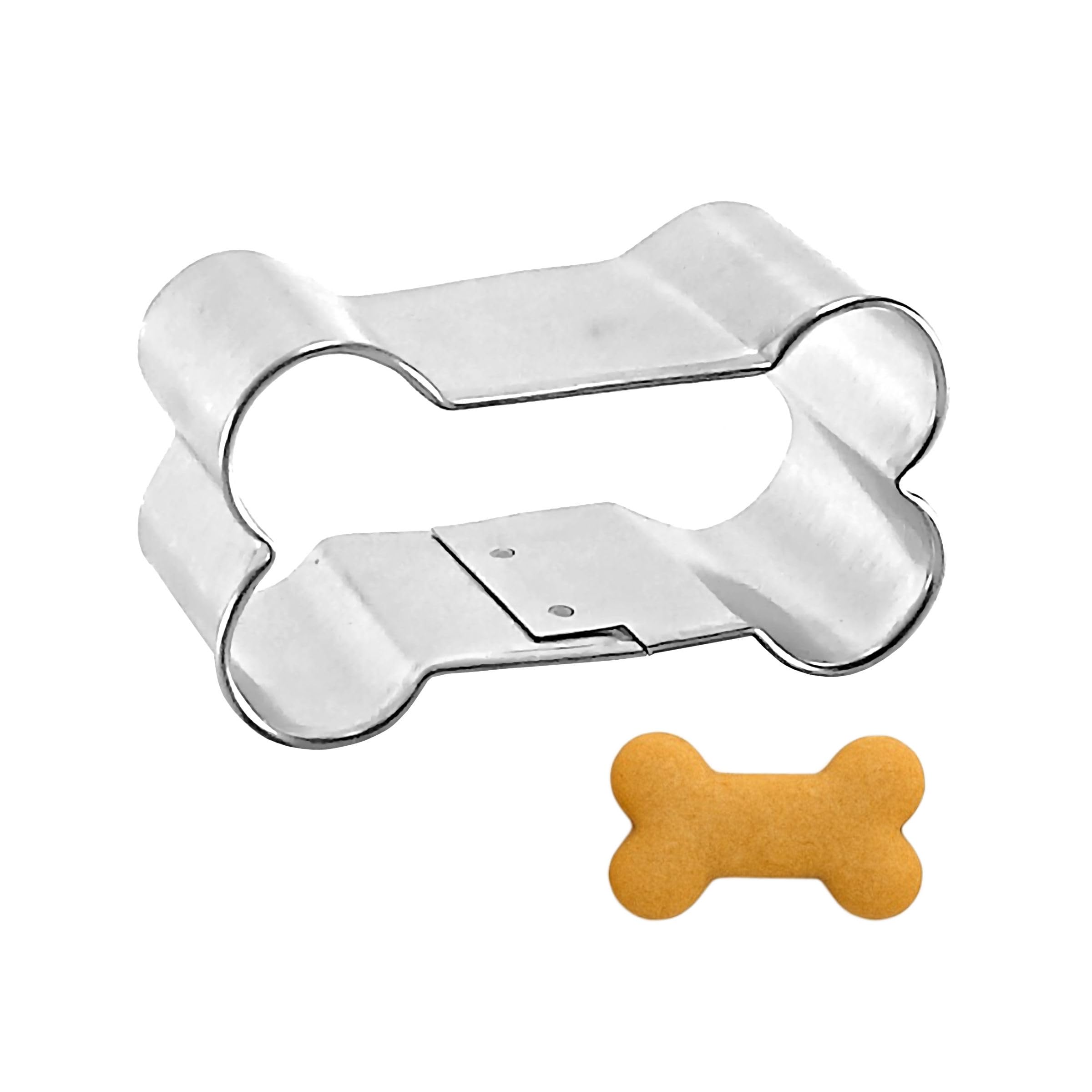 Dog Bone 2 Inch Cookie Cutter from The Cookie Cutter Shop – Tin Plated Steel - Made in the USA