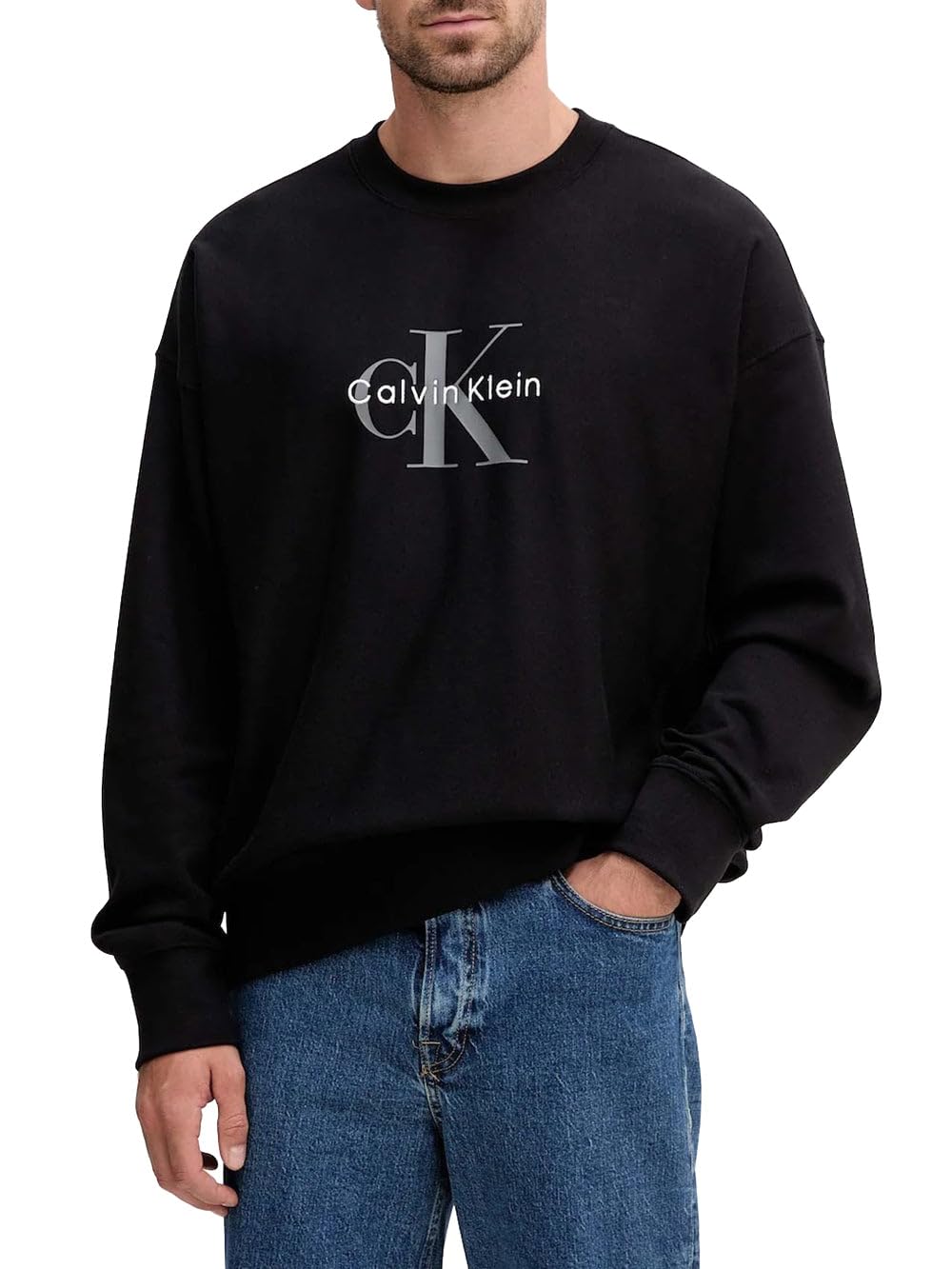 LS PREMIUM TERRY MONOLOGO CN SWT Sweatshirt Erkek