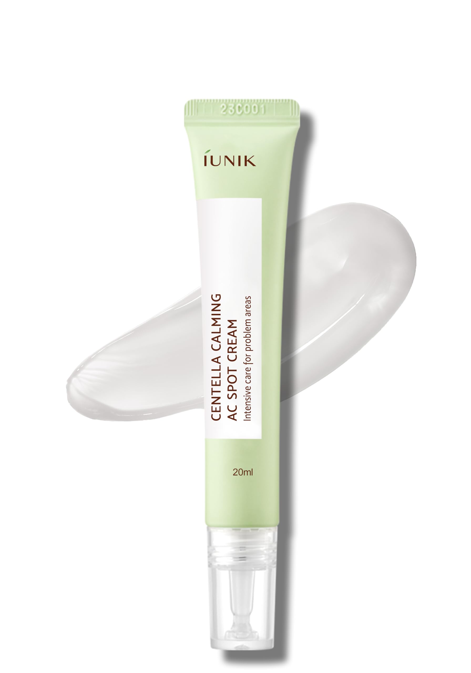 IUNIK 81% Concentrated Centella Calming Gel Acne Spot Cream w/AHA BHA PHA Salicylic Acid Niacinamide Tea Tree Oil-Free Blemish Pimple Lightweight for