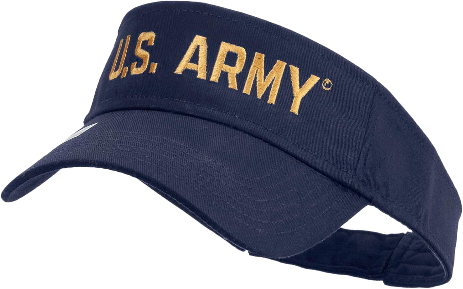 Golden US Army Embroidered Cotton Twill Sun Visor