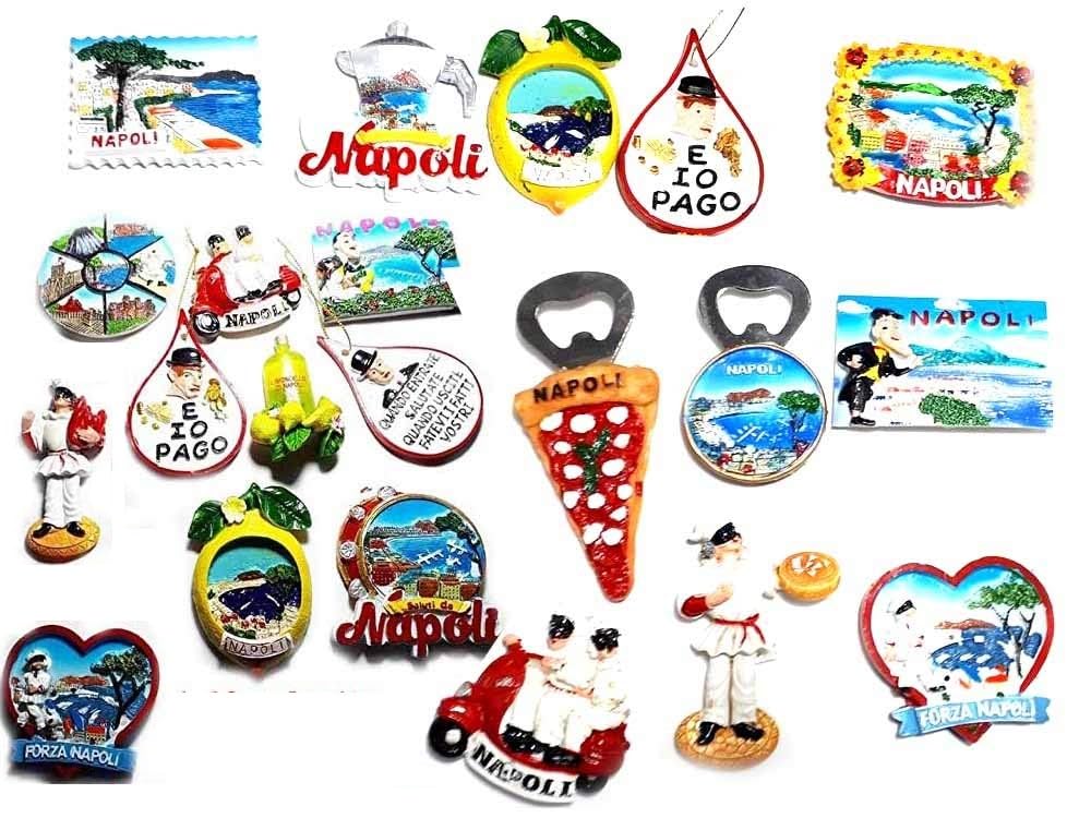 Magnets de cuisine Naples de 8 cm pour décorer les bars de maison et les restaurants