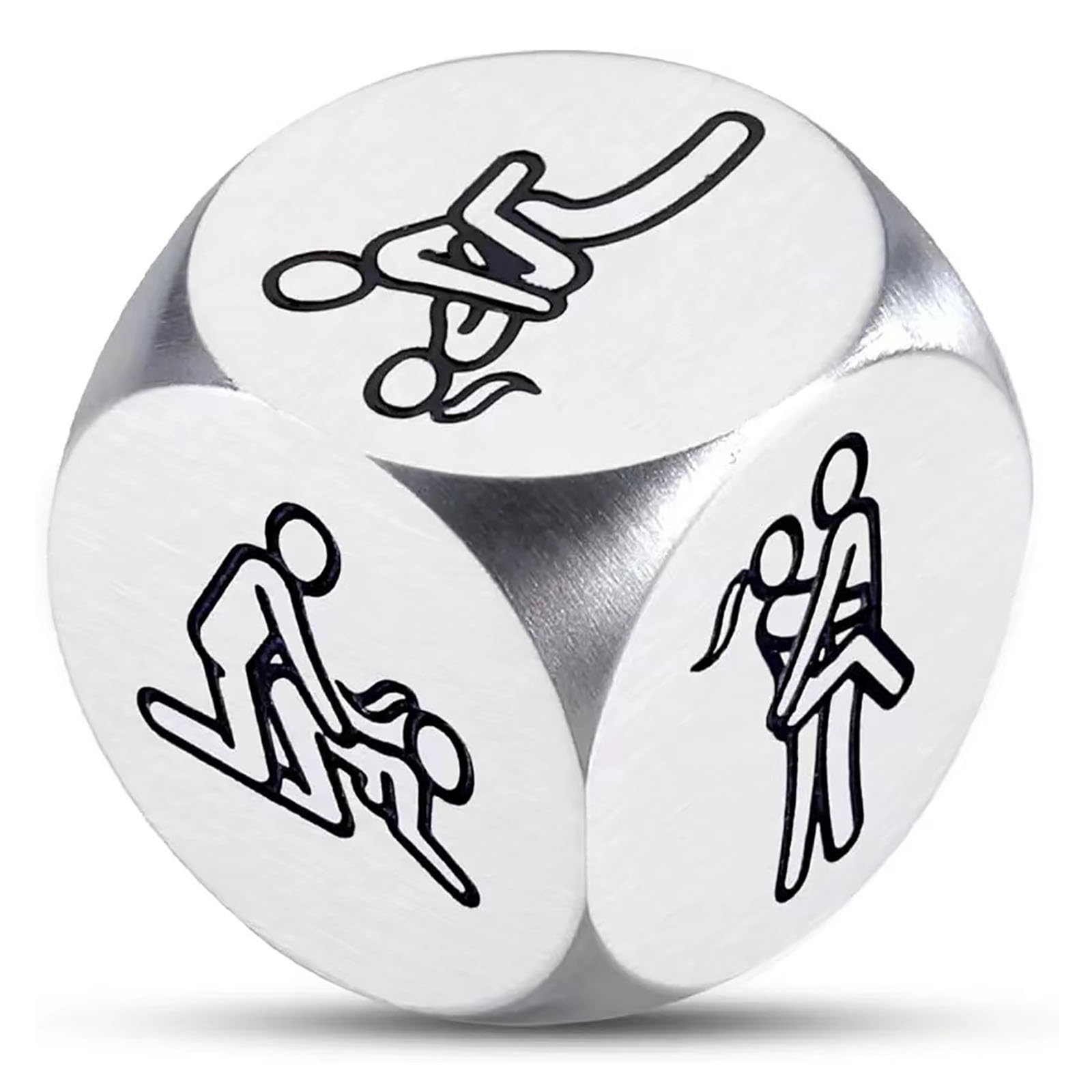Love Dice for Adults Couple Game Date Night Idea Love Decision Dice Romantic Christmas Stocking Stuffers for Him Her Anniversary Steel Gifts Valentine Boyfriend Birthday Girlfriend Husband Wife