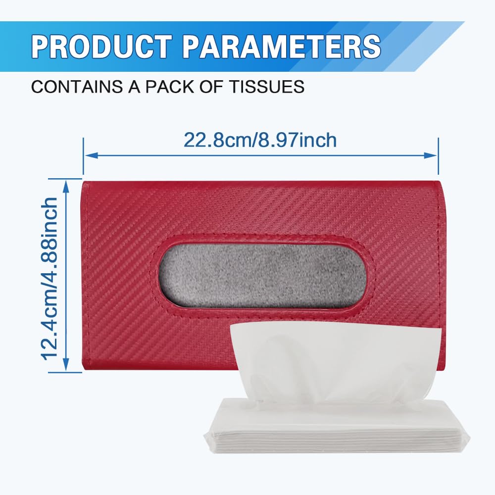 XCWTBL Auto Tissue Halter Sonnenblende Serviettenhalter Für Auto,Auto