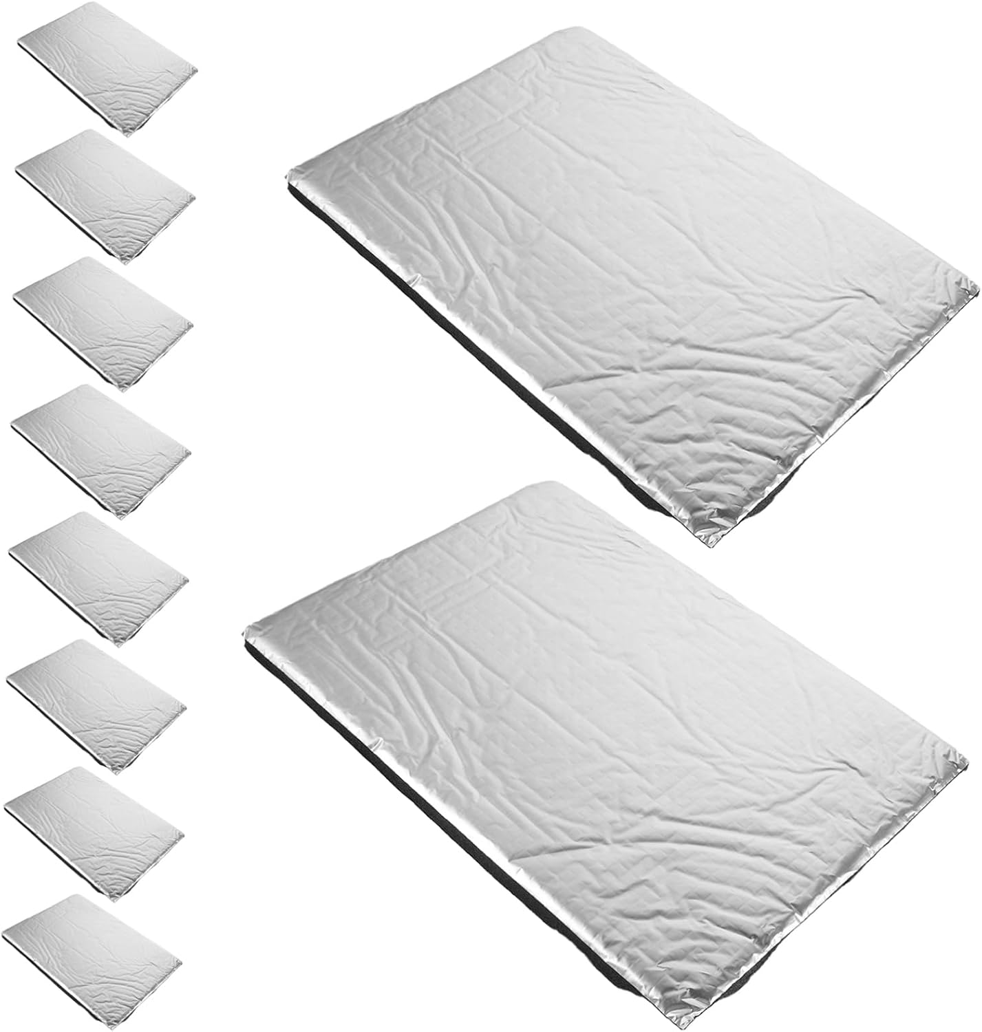 10pcs Automobile Insulation Pads Door Engine Sound Deadening Fireproof Insulation Material