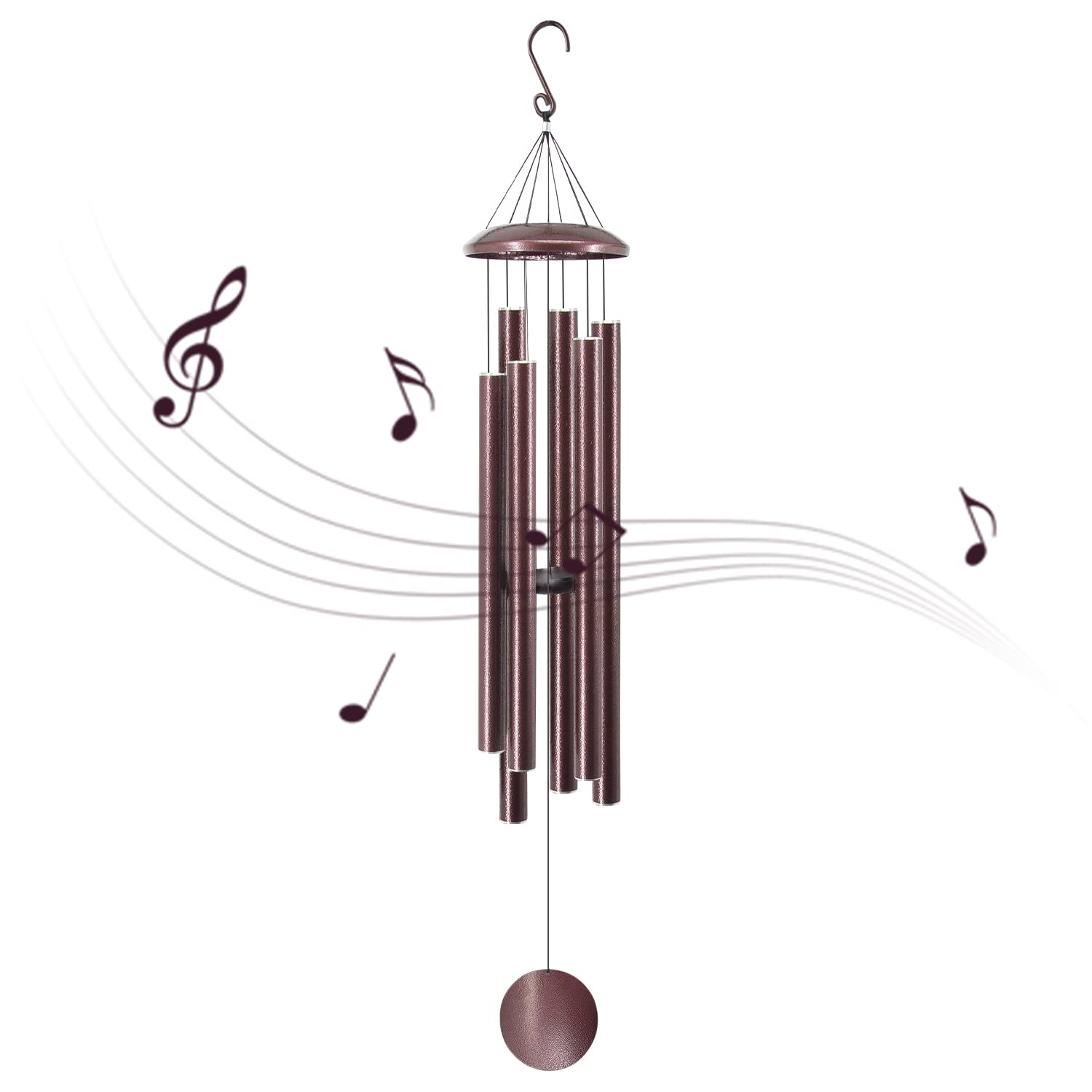 HOWARMER Wind Chimes Deep Tone- 50'' Wind Chimes for Outside, Tuned Windchimes Outdoors, Memorial Wind Chimes, Sympathy Gift, Garden Patio, Home Décor, Bronze