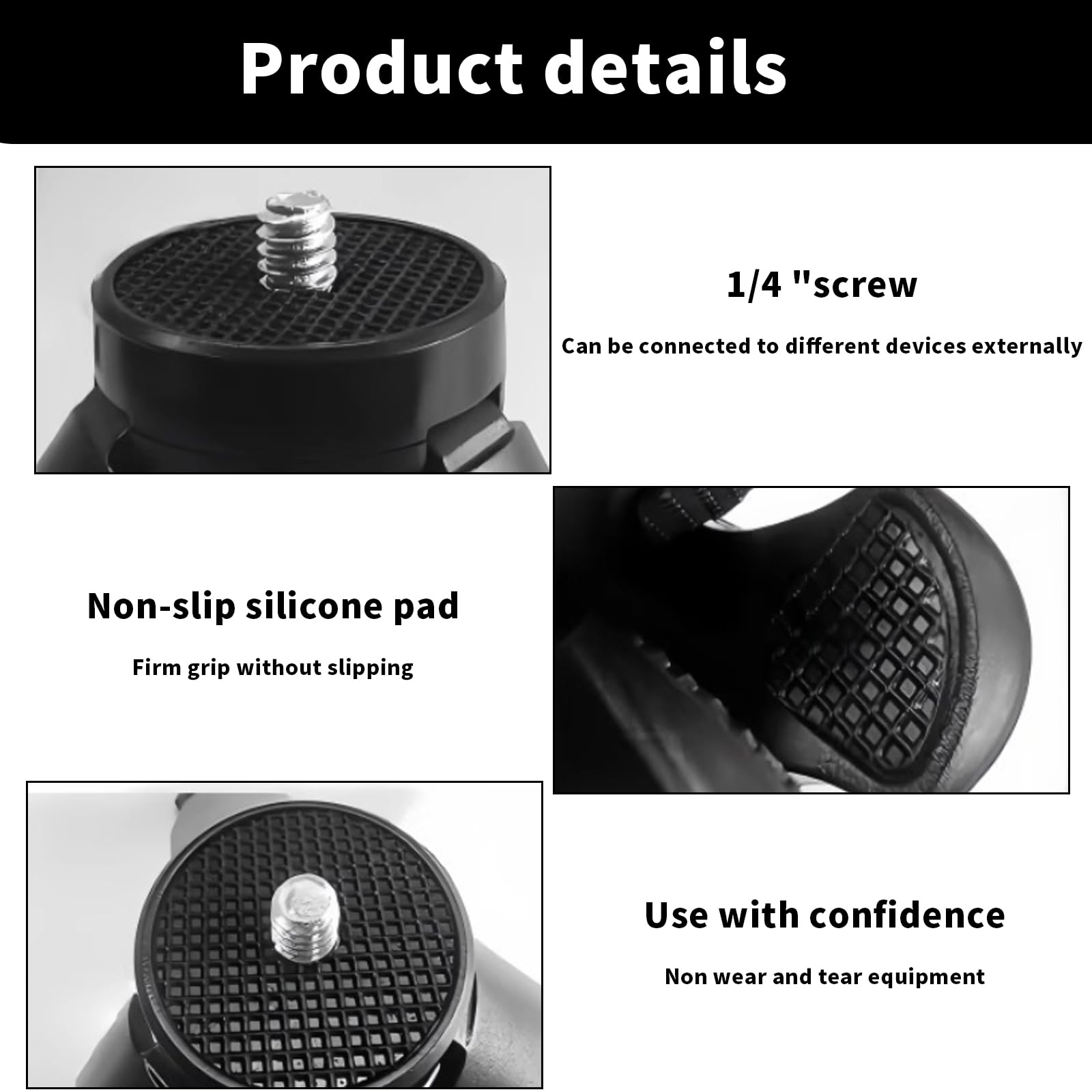 Mini Treppiedi Vlog per DJI Pocket 3 OM Osmo Mobile 7P 6, per GoPro 13 Max Hero, per Insta360 X5 X3 X4, per DJI Action 5 Pro Smooth Hohem Feiyu DSLR Camera Desktop Tablet op Stand Grip
