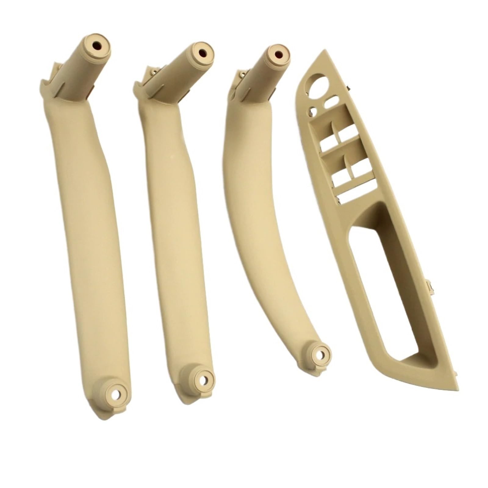 Ppbqrvlf Beige Rhd 4Piece Front Interior Pull Lhd Rhd Upgraded Interior Door Armrest Cover Pull Handle For Bmw For X5 For X6 E70 E71 E72 2007-2014 Door Handle(Beige Rhd 4Piece)