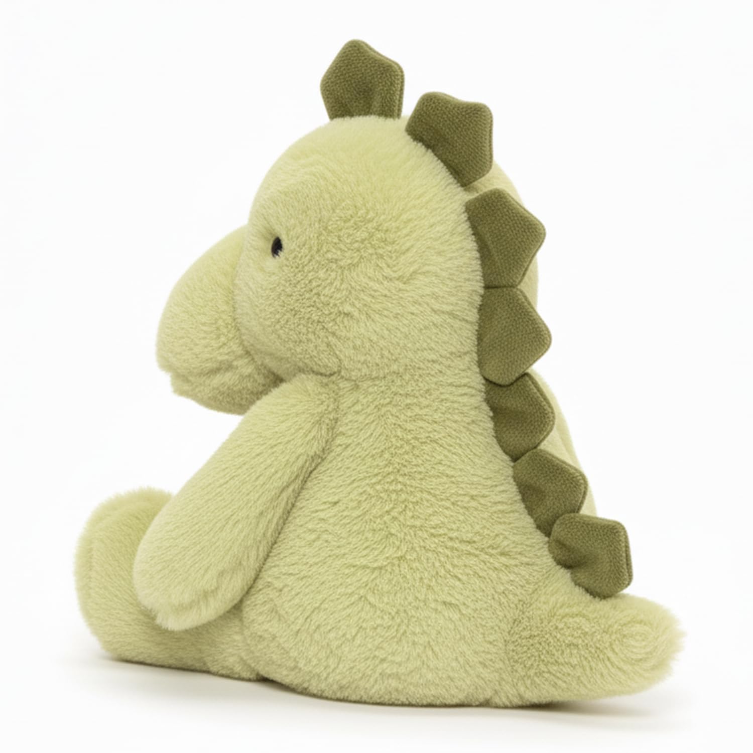 PLIC - Doudou Bouillotte Dinosaure, Peluche Chauffante Micro-Ondes, Sac de Billes Amovible, Chaud & Froid pour Coliques & Bobos, Housse Lavable