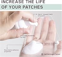 Vista 5 de Dermaclara Parche de frente – Parches antiarrugas para la frente durante la noche, parches de silicona, tratamiento reutilizable para arrugas, hasta