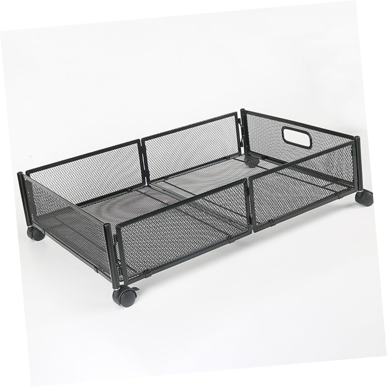 Under Bed Storage Organizer Foldable Container with Wheels for Clothes Shoes and Blankets Space Saving Storage for Bedroom and Dorm