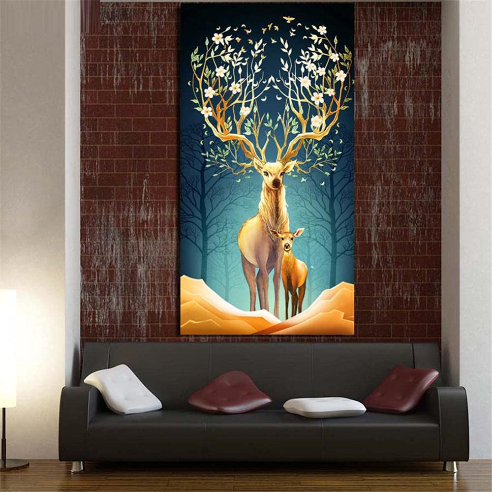 Diamond Painting élan grand format pour apaiser l'esprit et décorer votre chambre