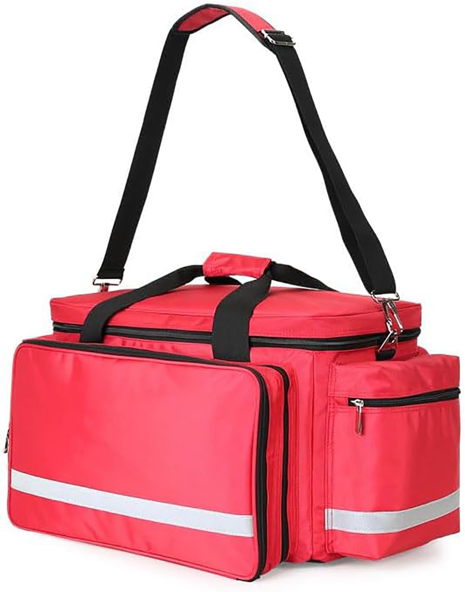 Erste-Hilfe-Tasche, Medizinische Notfalltasche für Reisen, leere große Kapazität Outdoor wasserdicht Notfall Rettung Kit, mit reflektierenden Streifen, für Camping Wandern Kindertagesstätte im Freien(