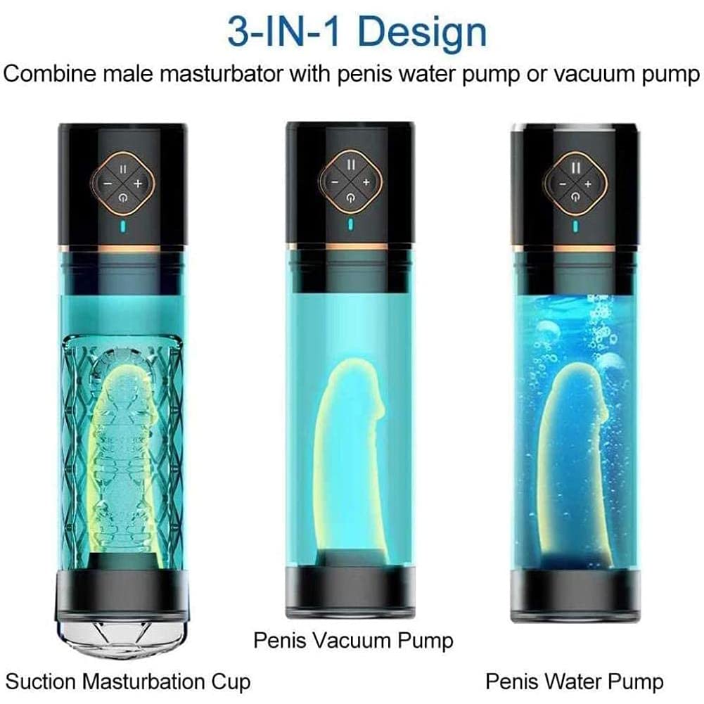 -Sèxtôysé Ġõđẹ Massager Personal Pompe Agrandisseur de Pénis Developer Erection Aide Pressurized Vide Avec Legrip Hanal Cock Élargissement, Jouet Masseur Manchon