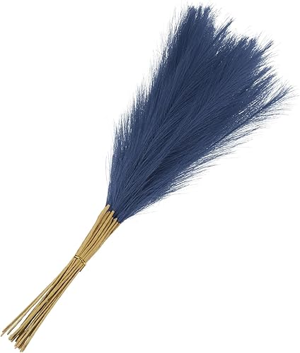 Miniatura 1 de MECCANIXITY 20 piezas de hierba de pampa sintética, 21 pulgadas21.7 in, decoración de hierba de pampa falsa para sala de estar, fiesta, jarrón de