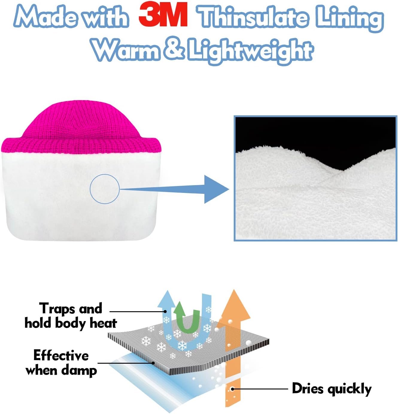 Evridwear Winter Balaclava Ski Mask Warm Knitted Full Face Cover for Men and Women Outdoor Sports Cycling - Image 6