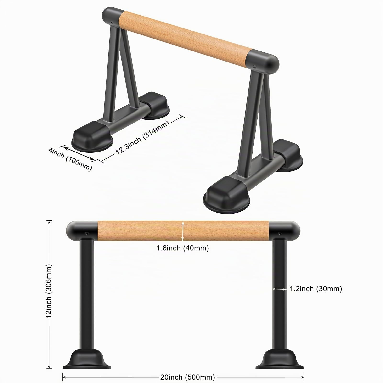 Dolibest Liegestützgriff Calisthenics Parallettes 2 Pushup Handstand
