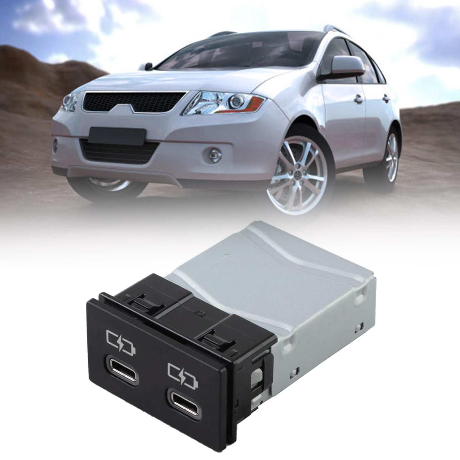 Samochodowy adapter portu USB 85532-0E110 855320E110 do 2021-2022 akcesoria samochodowe odtwarzacz gniazdo USB