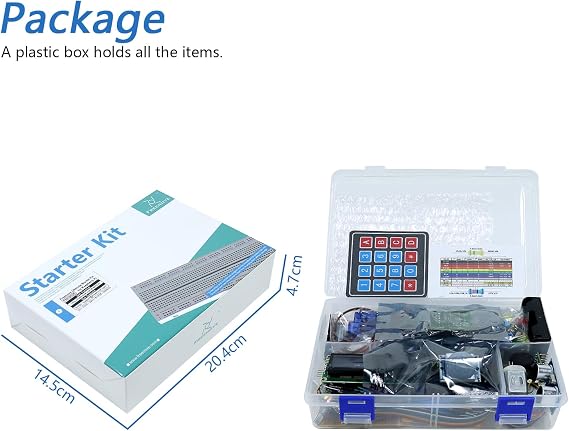 Freenove Ultimate Starter Kit for Raspberry Pi 5 4 B 3 B+ 400 Zero 2 W 962-Page Detailed Tutorial Python C Java Scratch Processing Code 223 Items 128 Projects (Raspberry Pi NOT Included)