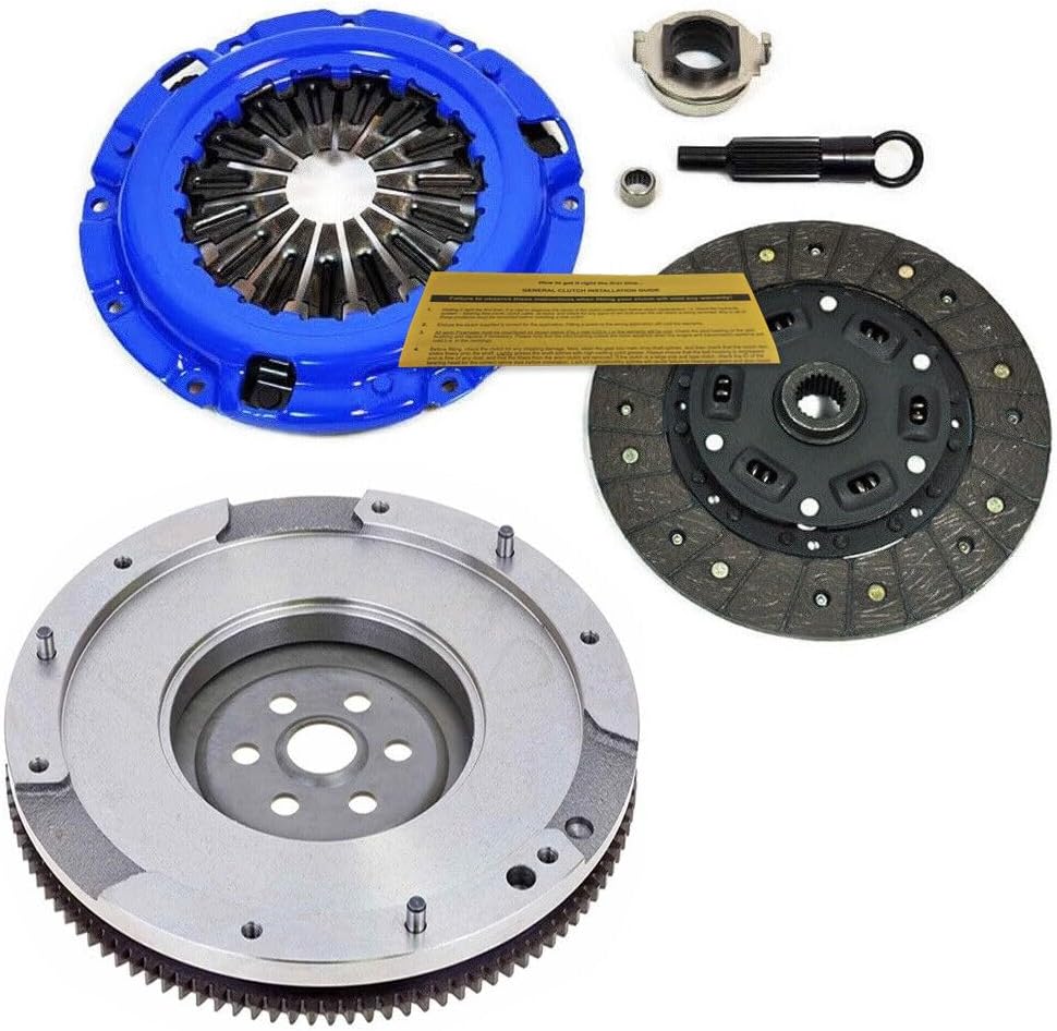 EFT Stage 1 Clutch Kit with EFT Flywheel For 2009-2013 Mazda 6 2010-2012 Ford Fusion 2.5L 4 Cylinder Engine - Heavy Duty Sprung Centre For Enhanced Performance & Durability - 12 Month Brand Warranty