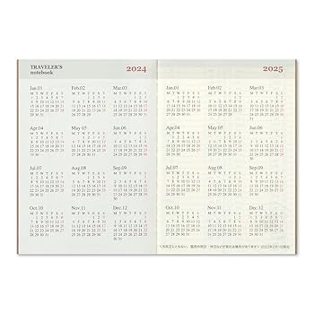 【非売品】トラベラーズノート2024年新春プレゼント　パスポートサイズ　ブラウン 非売品】トラベラーズノート2024年新春プレゼント パスポート