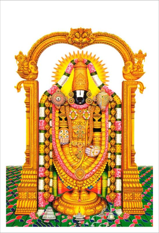 The Creative Solution Lord Venkateswara -01 HD QUALITY FINE ART PAPER ...