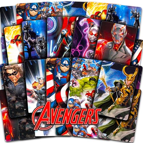 Marvel Avengers Kids Reward Stickers - 100 Pcs Individual Pre-Cut Avengers Doctor Office Stickers