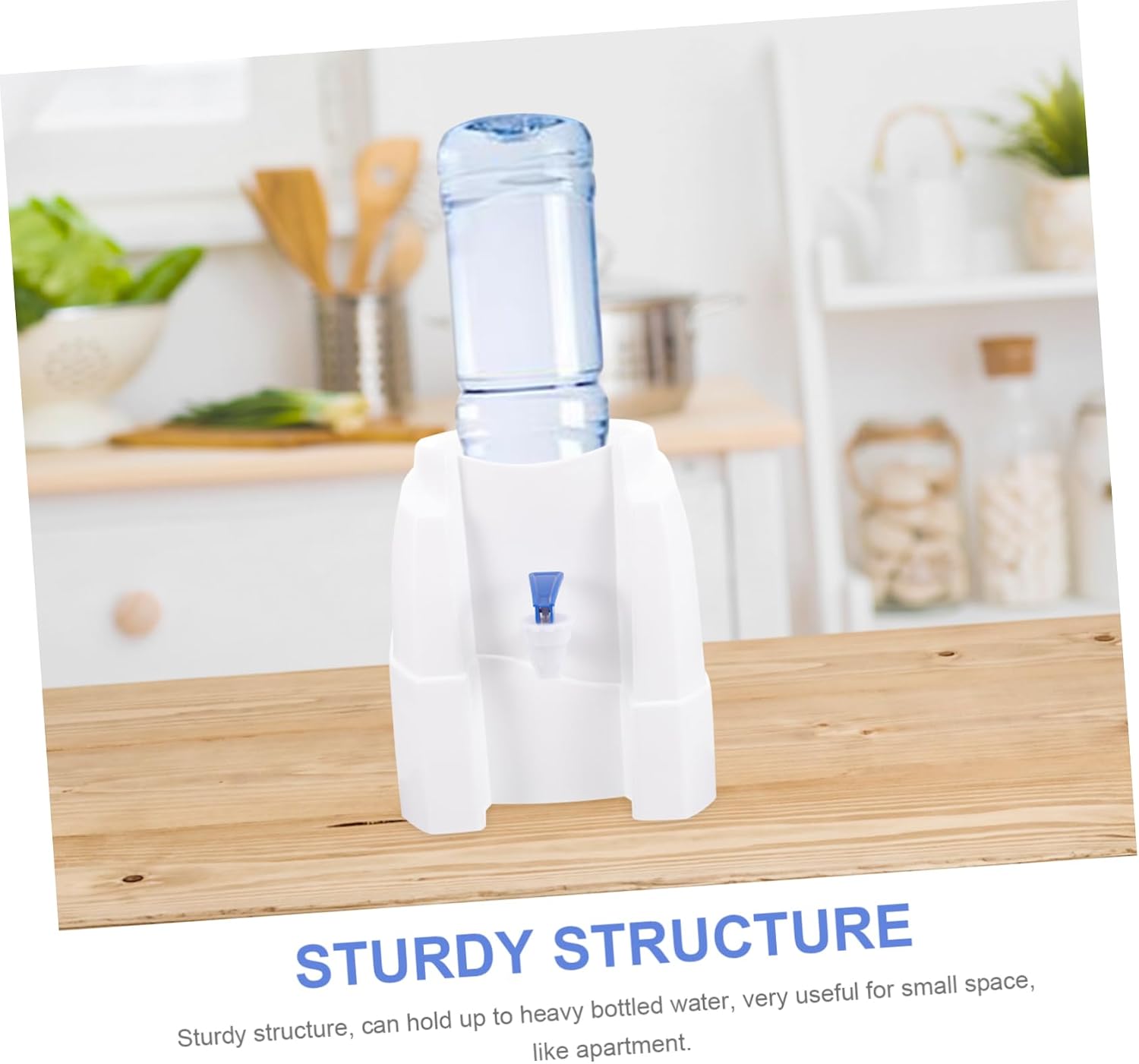 Gadpiparty Water Jug Holder Desk Water Dispenser Office Stand Plastic Countertop Support