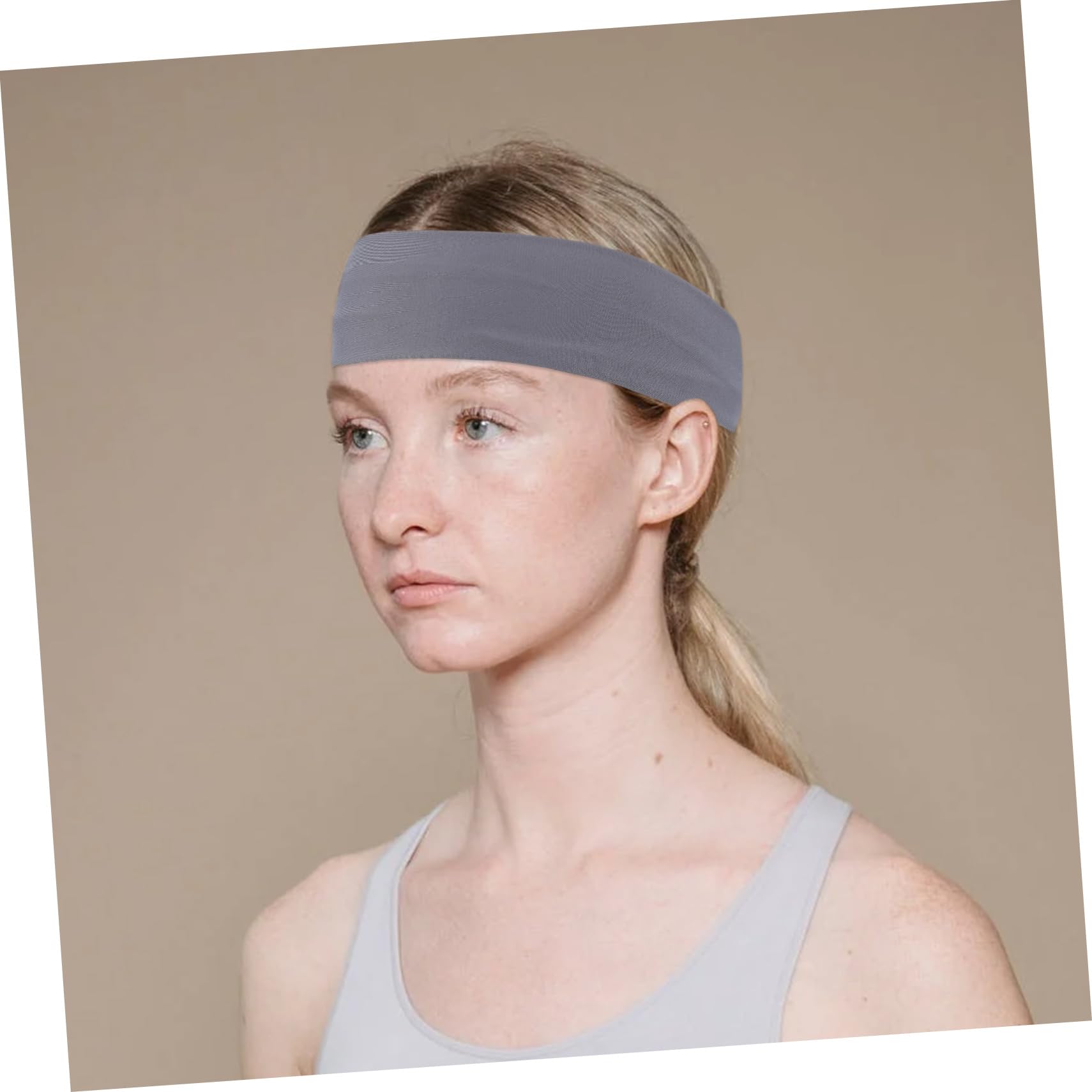 BESPORTBLE Bandeau De Sport Élastique pour Hommes Et Lot de Bandes Absorbantes pour Yoga Course Et Fitness Couleurs
