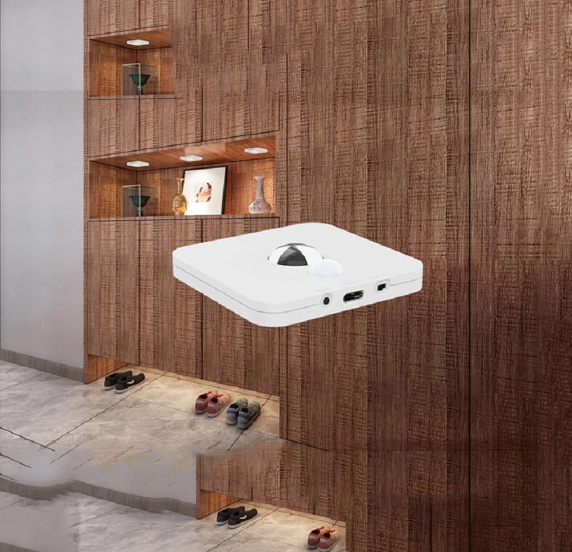 Amagle 2 Pack Motion Sensor Light Indoor, Rechargeable Led Puck Lights Battery Operated Stick On Lights, Motion Activated Under Cabinet Lights, Magnetic Closet Lights Motion Sensored Night Lights