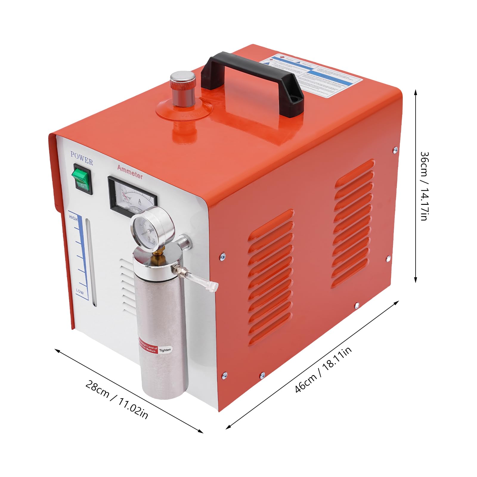 Pulidora de acrílico HG60B Oxígeno-Hidrógeno HHO Pulidora de llama de gas 0,08 l/h, apta para plásticos y artesanías