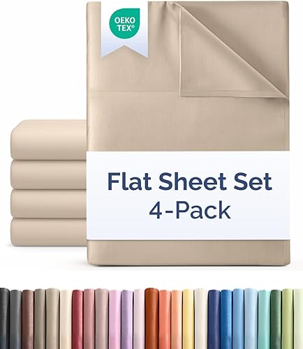 Miniatura 43 de Sábana encimera de bolsillo profundo, más suave que el algodón egipcio, 1 sábana encimera para colchón tamaño matrimonial 01-Blanco